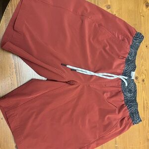 Duluth Trading Co Red Swim Trunks